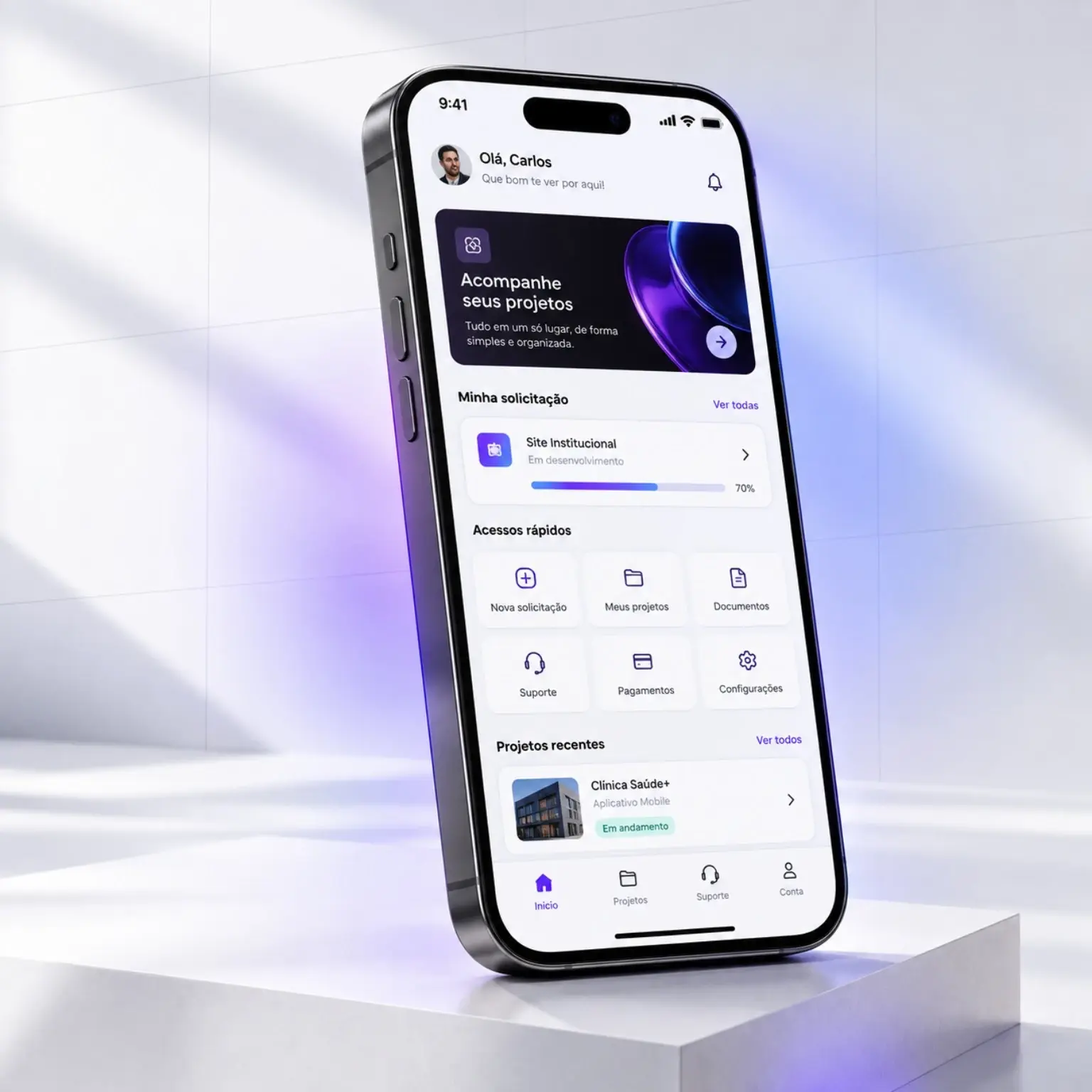 Arte Webtyn sobre produto & operação