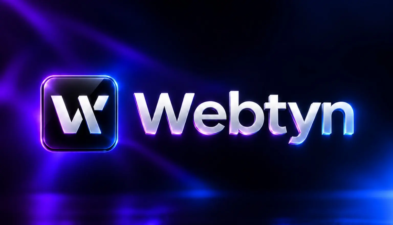 Identidade visual da Webtyn em versão horizontal